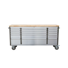 72 Inch15 drawer Stainless Steel Tool Cabinet